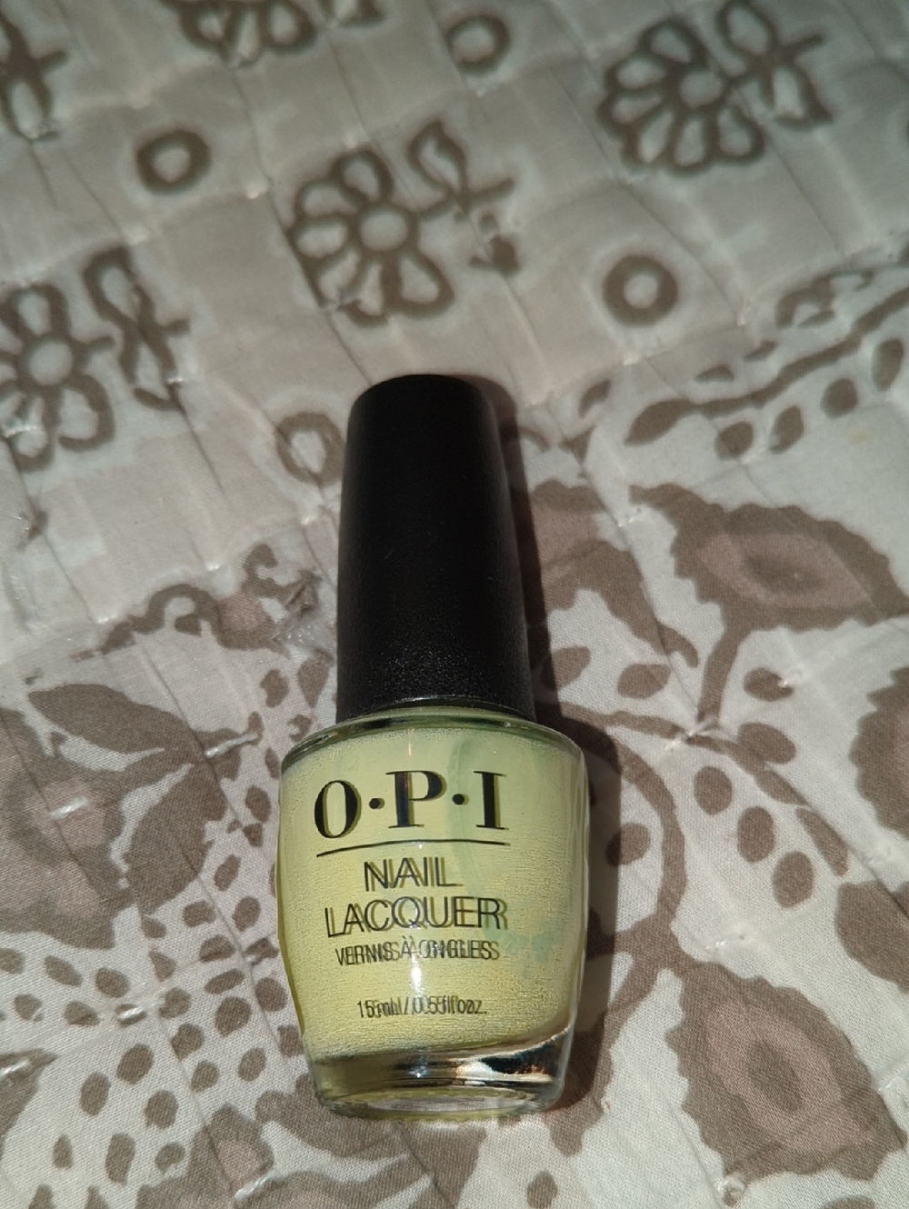 OPI Nail Lacquer Yellow-Green Shimmer